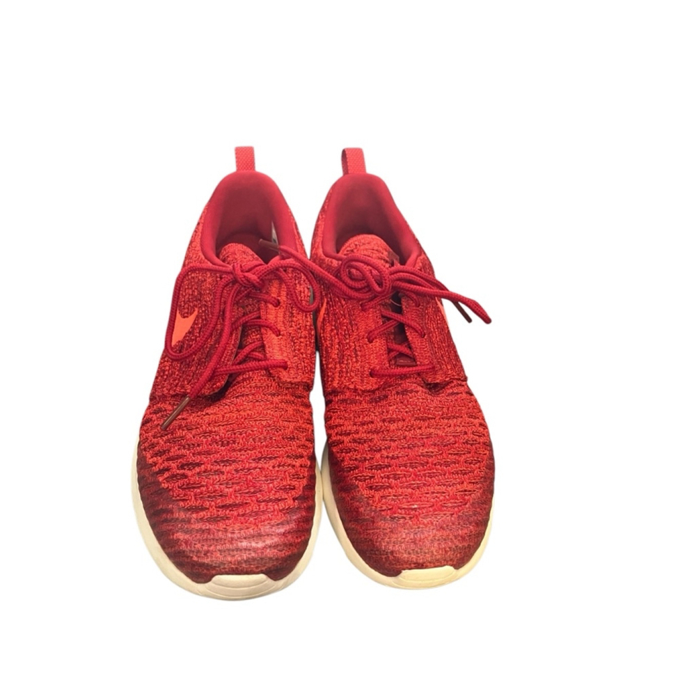 Nike Roshe One Sneakers Water Tape Edge Size 7 Pink Red